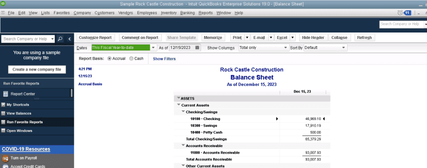 Balance Sheet